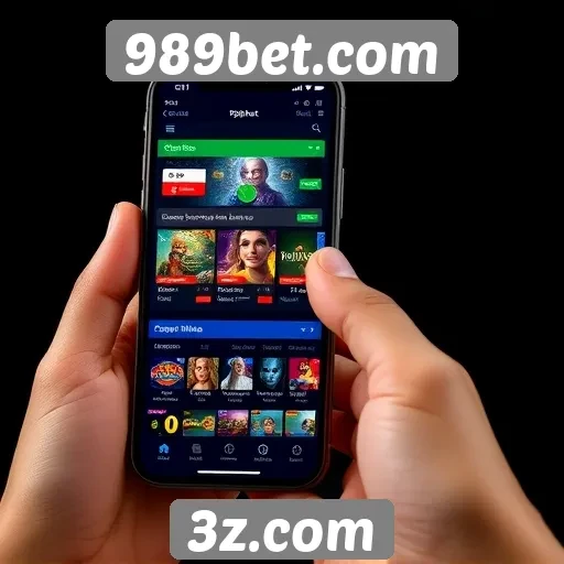 Experiência do usuário no 989bet.com em dispositivos móveis